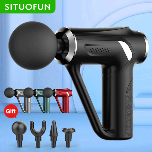 SITUOFUN Professional Massage Gun with 32 Adjustable Levels for Deep Tissue Relief and Muscle Relaxation